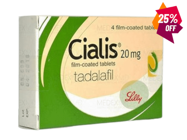 Cialis 20mg - 4 Tablets