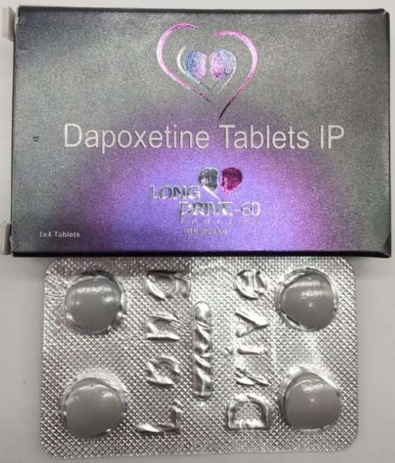 Long Drive Dapoxetine 60mg - 4 Tablets