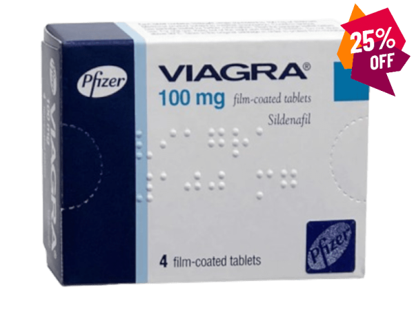 Viagra 100mg - 4 Tablets